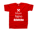 mom fajno dziołcha koszulka męska czerwona.png