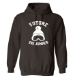 FUTURE SKI JUMPER BLUZA Z KAPTUREM Z NADRUKIEM SKOKI NARCIARSKIE brązowa.png