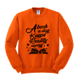a book a day keeps reality away bluza z nadrukiem pomarańczowa.png