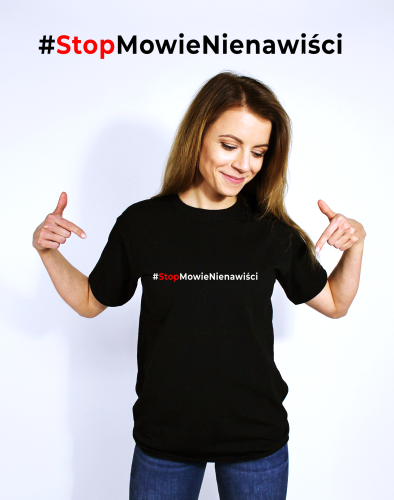 Koszulka z nadrukiem #StopMowieNienawiści
