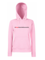 bluza z kapturem damska #STOPMOWIENIENAWIŚCI z nadrukiem jasny róż.png