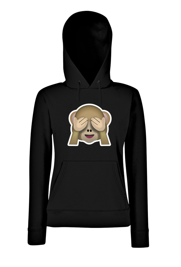 BLUZA z kapturem damska BEST friends forever MONKEY DLA PRZYJACIÓŁ PRZYJACIÓŁKI czarna.png