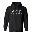 BOYFRIEND bluza z kaptuem z nadrukiem męska dla par zakochanych dla niego czarna.png