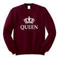 korona QUEEN bluza dla par zakochanych dla niej bordowa.png
