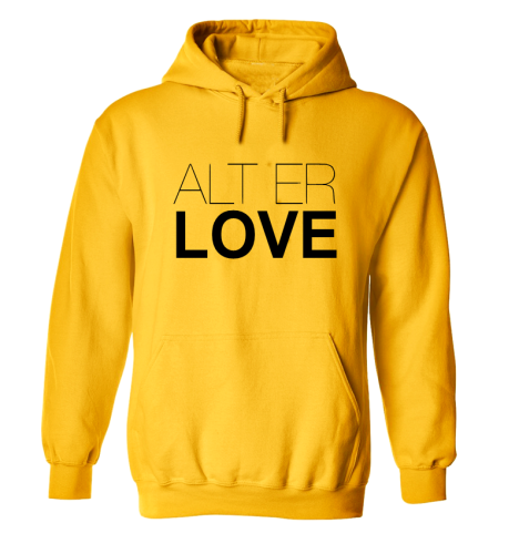 Bluza z kapturem ALT ER LOVE kangurka z nadrukiem unisex