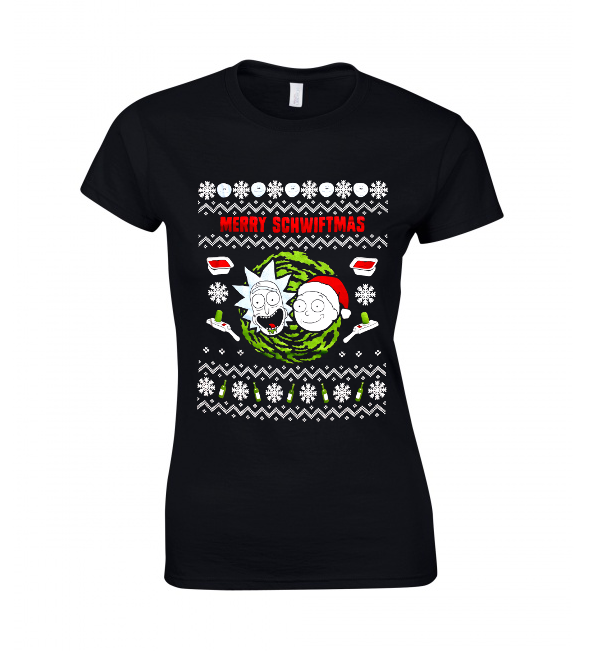 merry schwiftmas ksozulka rick and morty damska.png