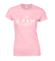 I DO CREW koszulka damska z nadrukiem na wieczór panieński pudroworózowa.png