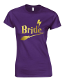 bride magic koszulka damska z nadrukiem na wieczór panieński fioletowa.png