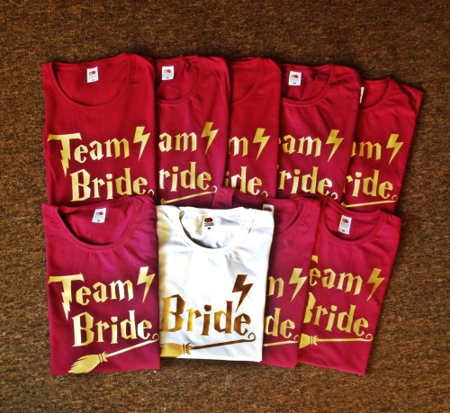 Koszulka damska TEAM BRIDE magic wieczór panieński 