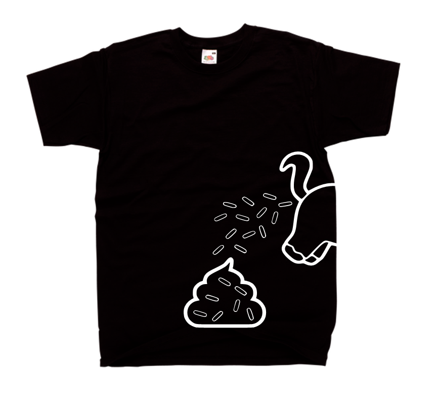 unicorn poop tsh czarny.png