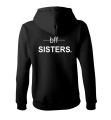 bluza z kapturem damska BFF SISTERS dla przyjaciółek przyjaciółki czarna.png