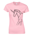 koszulka damska UNICORN jednorożec otuline pudroworóżowa.png