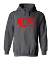 bluza z kapturem BEST FRIENDS logo dla przyjaciółki przyjaciółek przyjaciół ciemnoszara.png