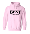 bluza z kapturem BEST FRIENDS logo dla przyjaciółki przyjaciółek przyjaciół pudroworóżowa.png