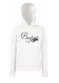 bluza damska z kapturem BEAUTY dla niej dla par zakochanych walentynkowa biała.png