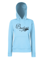 bluza damska z kapturem BEAUTY dla niej dla par zakochanych walentynkowa błękitna.png