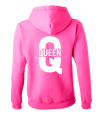 bluza z kapturem damska kangurka QUEEN duże Q dla par zakochanych dla niej walentynki.png