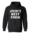 JOSH'S BEST FREN bluza z kapturem dla przyjaciół przyjaciółek czarna.png