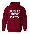 JOSH'S BEST FREN bluza z kapturem dla przyjaciół przyjaciółek BORDWOA.png