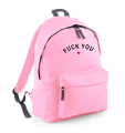 FUCK YOU plecak do szkoł duży pojemny z nadrukiem pudroworóżowa.png