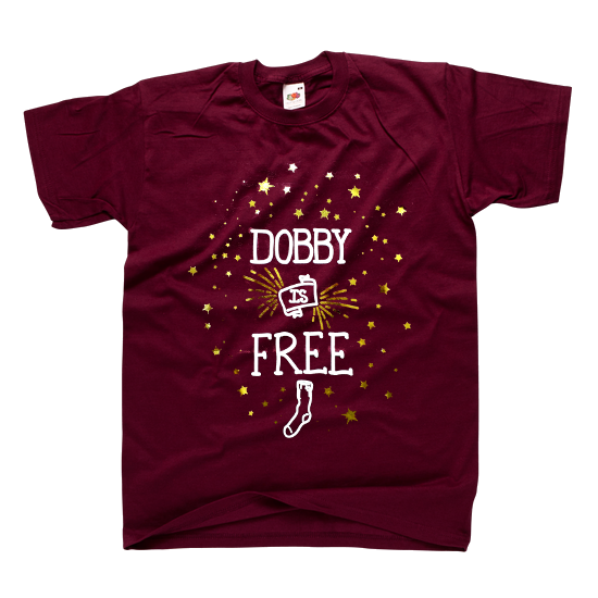 koszulka dobby is free elf harry potter potterheads.png