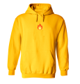 bluza z kapturem FIRE EMOJI emotka ogień zółta.png