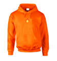 bluza z kapturem FIRE EMOJI emotka ogień neon pomarańczowa.png