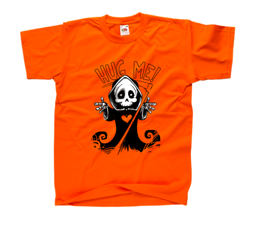 Koszulka HUG ME szkielet śmierć czaszka HALLOWEEN 
