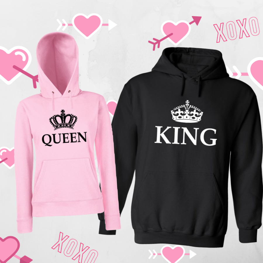 korona king korona queen bluzy dla par zakochanych.png