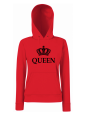 korona QUEEN bluza z kapturem damska dla par zakochanych dla niej czerwona.png