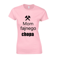 mom fajnego chopa koszulka damska dla par jasnoróżowa.png