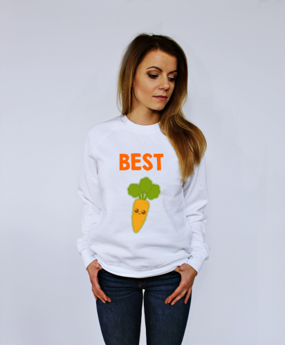 Bluza BEST MARCHEWKA dla przyjaciół przyjaźni 
