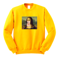 bluza MONA LISA da vinci obraz lizak fake śmeszne żółta.png