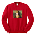 bluza MONA LISA da vinci obraz lizak fake śmeszne czerwona.png