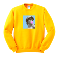 bluza DAWID MICHAŁ ANIOŁ RZEŹBA guma fake śmeszne crewneck żółta.png