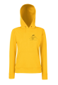 bluza damska z kapturem z nadrukiem dla przyjaciółki best friends forever znak dłonie żółta.png