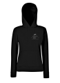 bluza damska z kapturem z nadrukiem dla przyjaciółki best friends forever znak dłonie czarna.png