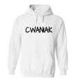 CWANIAK bluza dla par zakochanych dla niego z kapturem biała.png