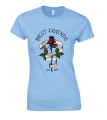 koszulka BEST FRIEND róża dla najlepszej przyjaciółki przyjaźni damska bluzka błękitna.png