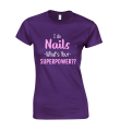 koszulka i do nails what is your superpower paznokcie beauty damska dla kosmetyczki fioletowa.png