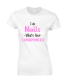 koszulka i do nails what is your superpower paznokcie beauty damska dla kosmetyczki biała.png