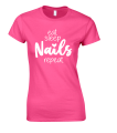koszulka eat sleep nails repeat paznokcie beauty damska dla kosmetyczki fuksja.png