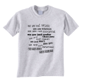 koszulka WE ARE JUST BEST FRIENDS dla przyjaciół przyjaciółek śmieszna zabawna z nadrukiem napisami na prezent szara.png