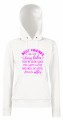 bluza z kapturem damska BEST FRIENDS ARE LIKE FAIRY TALES dla przyjaciół przyjaźni z napisami nadrukiem na prezent kangurka bialy przod.png