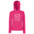 bluza z kapturem damska BEST FRIENDS ARE LIKE FAIRY TALES dla przyjaciół przyjaźni z napisami nadrukiem na prezent kangurka fuksja przod.png