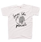 Koszulka z nadrukiem SAVE THE PLANET środowisko ekologia natura planeta unisex