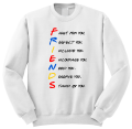 bluza FRIENDS best dla przyjaciela przyjaciółki cytat przyjaźni pomysł na prezent z nadrukiem napisami bialy przod.png