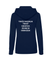 bluza damska z kapturem z własnym nadrukiem 
 granat tyl.png