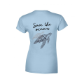 koszulka damska SAVE THE PLANET ekologia planeta środowisko z nadrukiem sky tyl.png