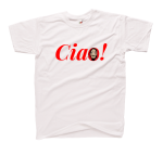 Koszulka z nadrukiem CIAO bella Salvador Dali maska dom unisex